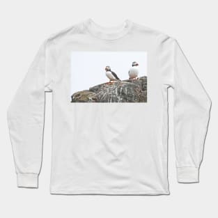 Puffins - Farne Islands Long Sleeve T-Shirt